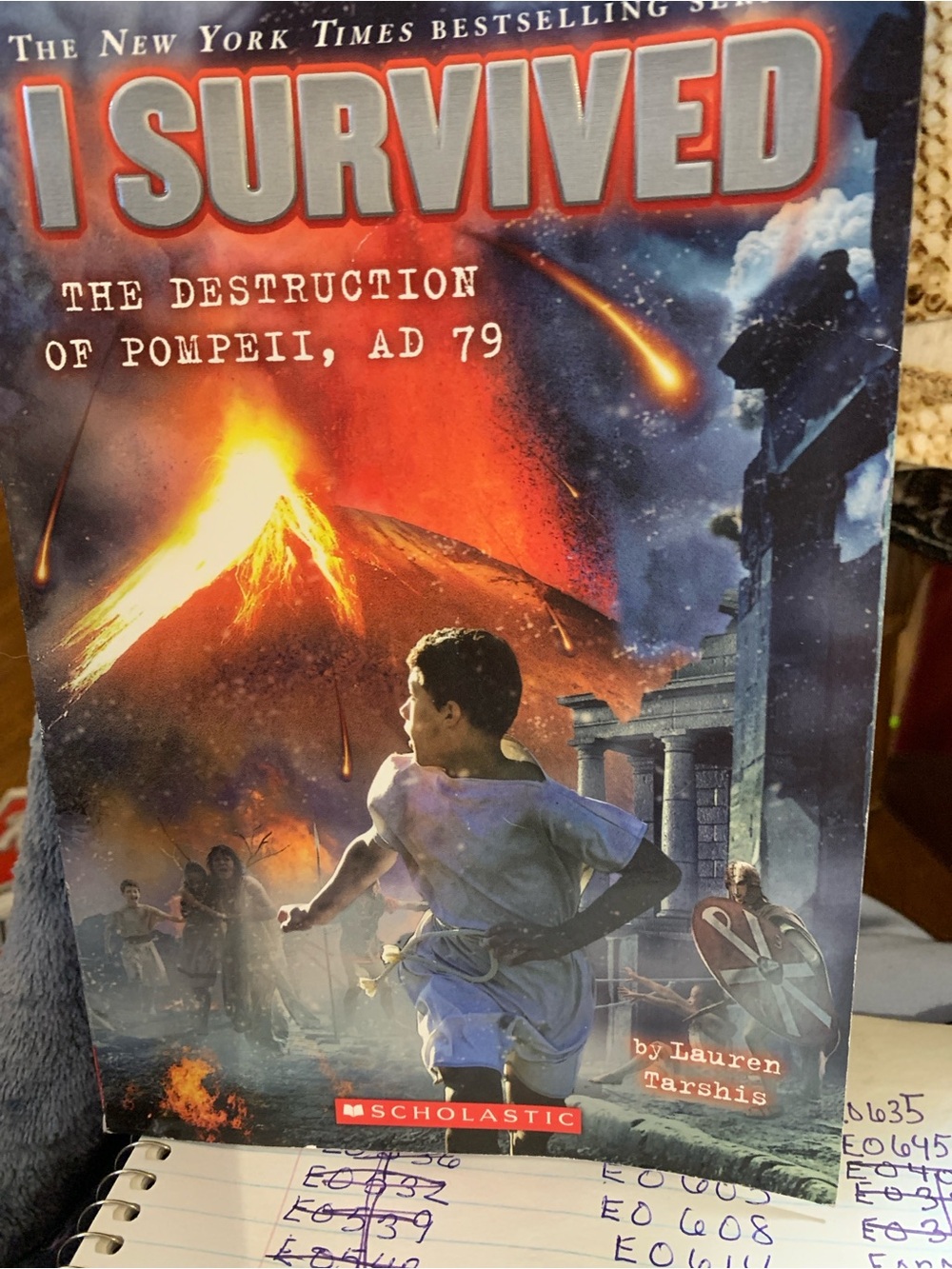 Scholastic Red Orange Volcano Adventure book